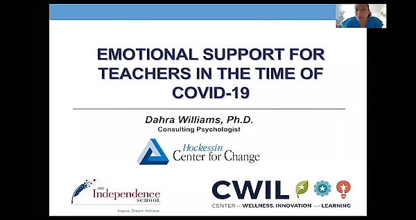 EMOTIONAL SUPPORT FOR TEACHERS IN THE TIME OF COVID